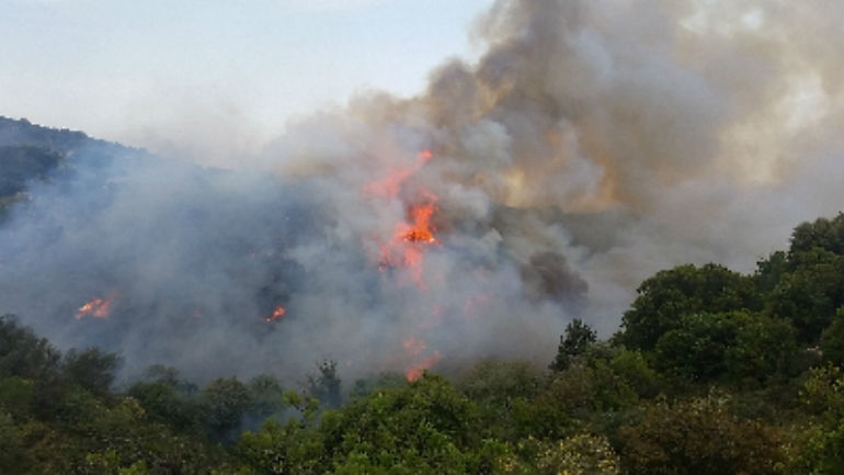 Ρέθυμνο: Σε ύφεση η μεγάλη πυρκαγιά