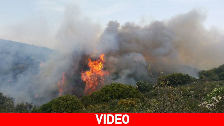 Πυρκαγιά στο Ρέθυμνο – Εκκενώθηκαν σπίτια