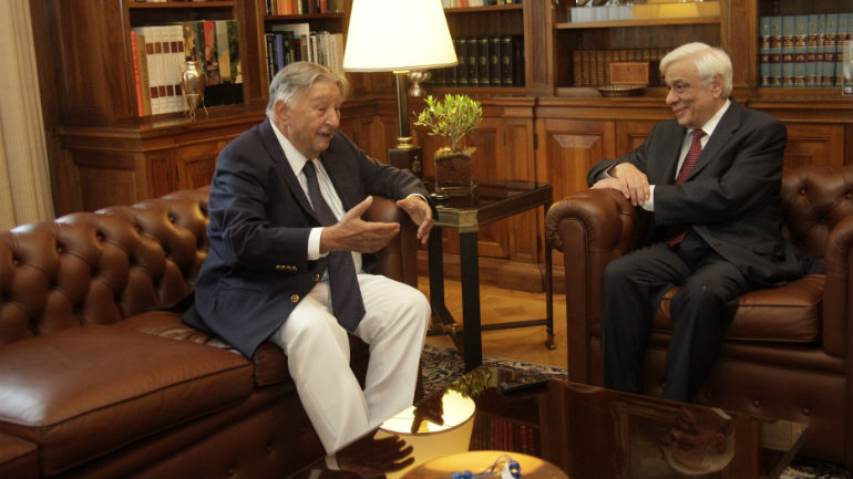 Συνάντηση Παυλόπουλου – Βαρβιτσιώτη στο Προεδρικό Μέγαρο