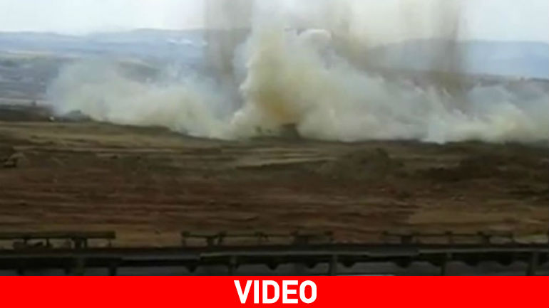 Κοζάνη: Εντυπωσιακή έκρηξη στα ορυχεία της ΔΕΗ