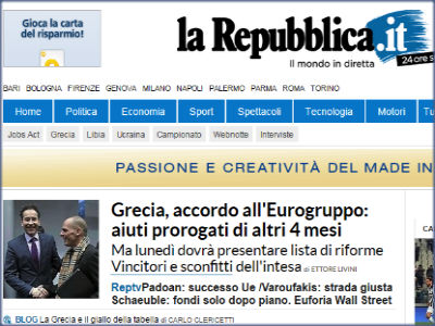 Ο ιταλικός Τύπος για τη συμφωνία στο Eurogroup