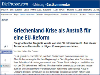 «Η ΕΕ συνυπεύθυνη για την “ελληνική τραγωδία”»