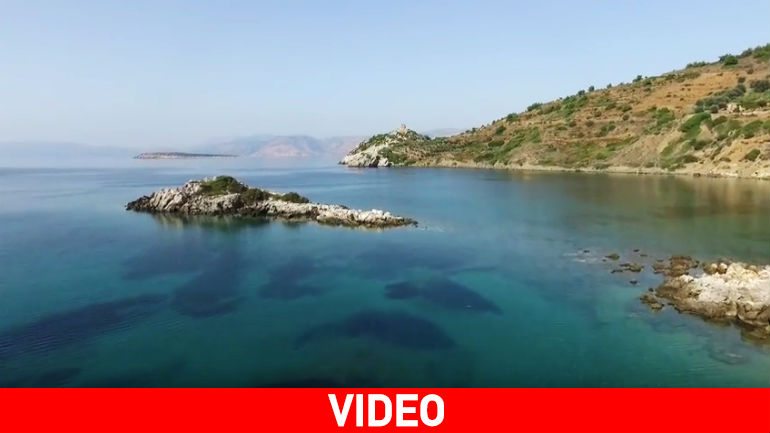 Χίος: Συναρπαστικές εικόνες από την παραλία Δίδυμα