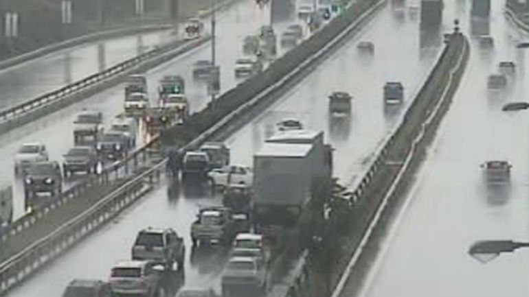 Θεσσαλονίκη: Μίνι καραμπόλα στην Περιφερειακή Οδό