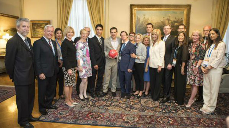 Στο Μέγαρο Μαξίμου αντιπροσωπεία των Special Olympics