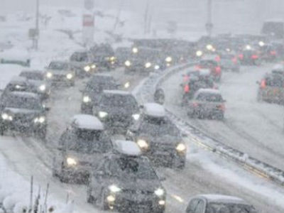 Λασίθι: Το χιόνι έφερε… μποτιλιάρισμα