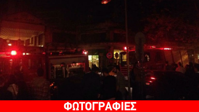Θεσσαλονίκη: Φωτιά σε ταβέρνα στο κέντρο της πόλης