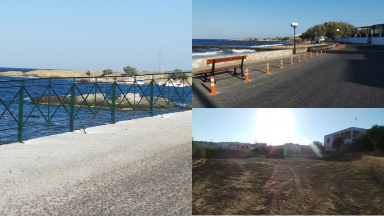 Σύρος: Άλλαξε όψη η παραλία της Αζολίμνου