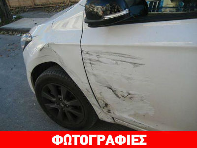 Χτύπησε τα παρκαρισμένα… κι έγινε καπνός