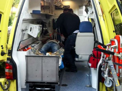 Ηράκλειο: Στο νοσοκομείο δικυκλιστής ύστερα από τροχαίο