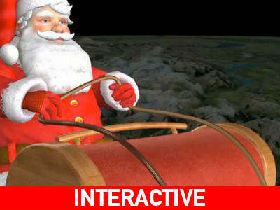 Παρακολουθήστε ζωντανά το ταξίδι του Άγιου Βασίλη