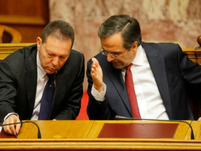 Μυστικό γεύμα Σαμαρά – Στουρνάρα