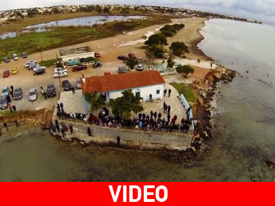 Αρτέμιδα: Ο εορτασμός των Θεοφανείων… από ψηλά