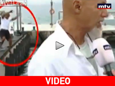 Η απροσεξία τού πρόσφερε… μια δροσιστική βουτιά!