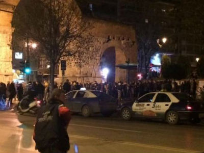 Θεσσαλονίκη: Πορεία αντιεξουσιαστών για τις συνθήκες κράτησης των μεταναστών