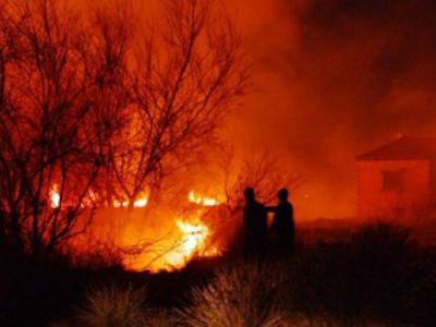 Χανιά: Συναγερμός από πυρκαγιά κοντά σε ξενοδοχεία