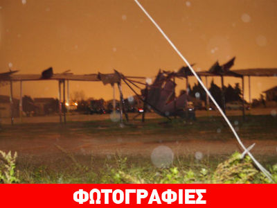 Ήπειρος: «Έβρεξε» λαμαρίνες και ξύλα