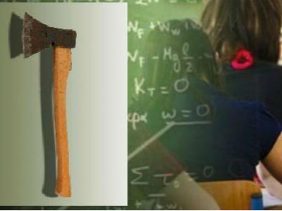 Ρόδος: Μαθητής πήγε στο σχολείο με τσεκούρι!