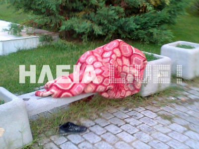 Θλιβερή εικόνα στο κέντρο του Πύργου