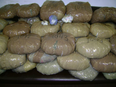 Καταδίωξη για 115 κιλά χασίς