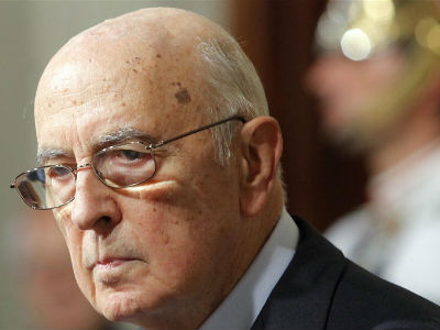 Ιταλία: Πρωτοχρονιάτικο μήνυμα παραίτησης από τον πρόεδρο Ναπολιτάνο