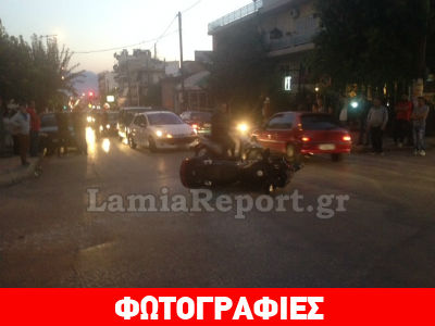 Αυτοκίνητο παραβίασε το STOP και τραυμάτισε δικυκλιστή