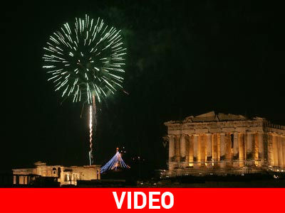 Η Ελλάδα υποδέχτηκε το νέο έτος