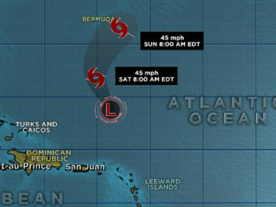Πάει… Βερμούδες η υποτροπική καταιγίδα Φέι