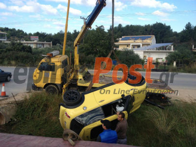 Από την Εθνική Οδό βρέθηκε σε χαντάκι