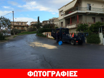 Χανιά: Τα λάδια έκαναν τον δρόμο… πίστα πατινάζ