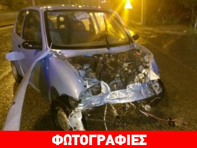 Ρόδος: Εκτοξεύτηκε κινητήρας αυτοκινήτου μετά από τροχαίο