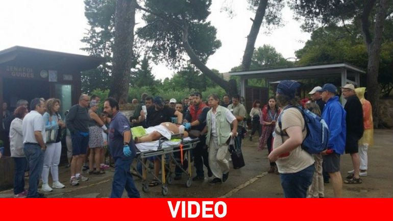 Ηράκλειο: Κρίσιμη παραμένει η κατάσταση της τουρίστριας που χτυπήθηκε από κεραυνό