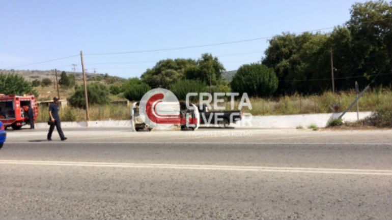 Χανιά: Τέσσερα άτομα στο νοσοκομείο έπειτα από τροχαίο