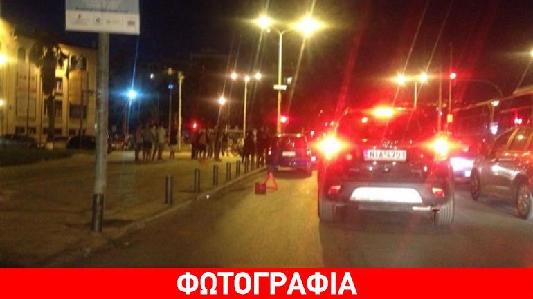 Μίνι καραμπόλα στο κέντρο της Θεσσαλονίκης