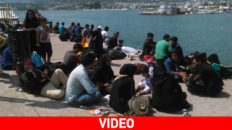 Λέσβος: Περισσότεροι από 3.000 πρόσφυγες βρίσκονται στοιβαγμένοι στο νησί
