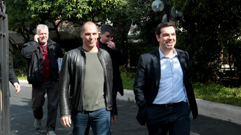 Συνάντηση Τσίπρα – Βαρουφάκη στο Μέγαρο Μαξίμου