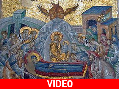 Εν τη Κοιμήσει τον κόσμον ου κατέλιπες Θεοτόκε