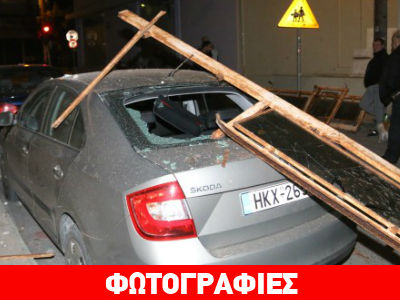 Ηράκλειο: Έπεσε… ολόκληρο μπαλκόνι