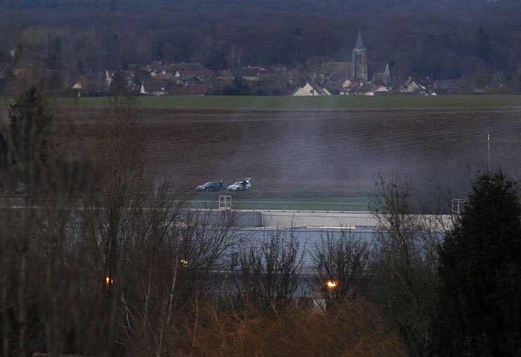 Το χωριό Νταμαρτίν-αν-Γκελ, στο κάτω μέρος της φωτογραφίας διακρίνεται το τυπογραφείο