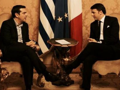 Τηλεφωνική επικοινωνία Ρέντσι με Τσίπρα και Γιούνκερ
