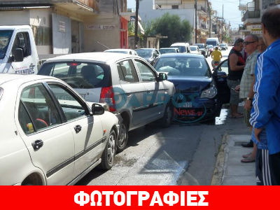 Καλαμάτα: Καραμπόλα τριών αυτοκινήτων