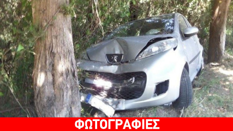 Ρόδος: Δέντρο σταμάτησε την τρελή πορεία αυτοκινήτου