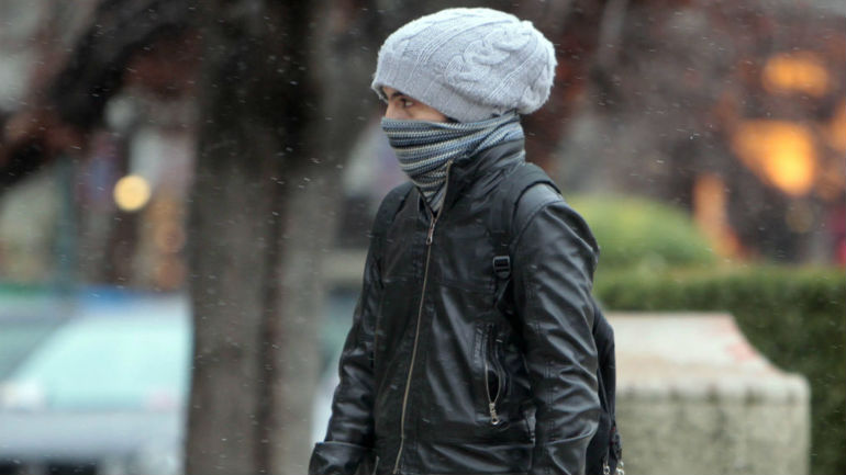 Τσουχτερό κρύο στη Θεσσαλονίκη