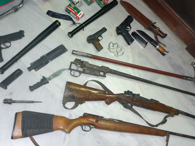 Συλλήψεις για δύο «οπλοστάσια» στα Χανιά