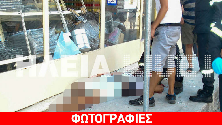 Αμαλιάδα: Οδηγός μηχανής «καρφώθηκε» σε τζαμαρία μετά από τροχαίο