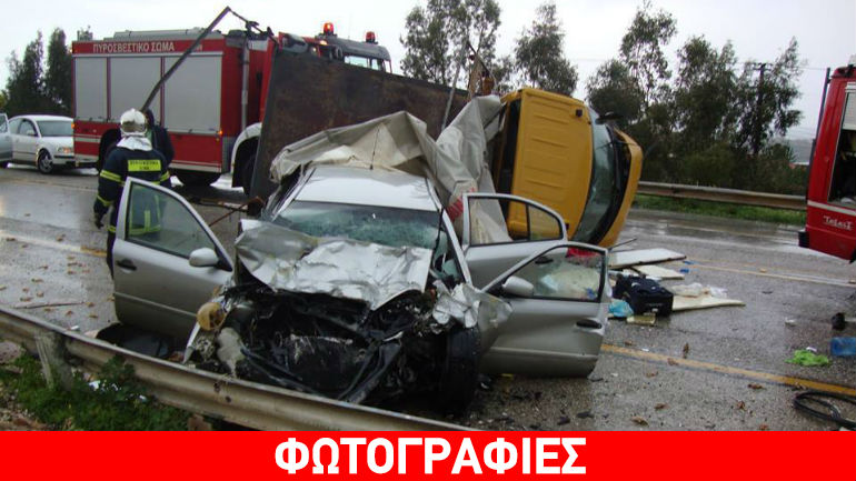 Αίγιο: Τροχαίο με τρεις τραυματίες και… παράπλευρες απώλειες