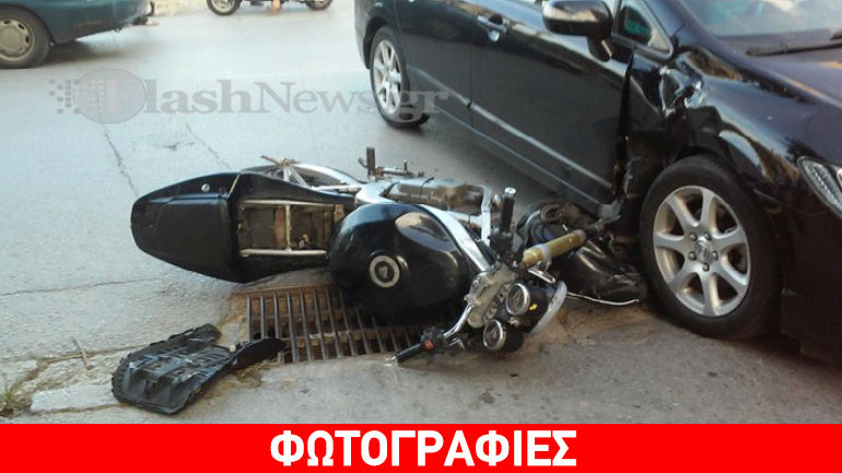 Χανιά: Απρόσεκτη οδηγός έστειλε στο νοσοκομείο δικυκλιστή