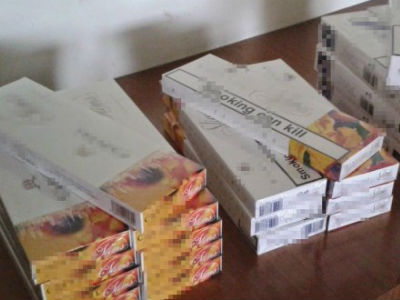 Τα λαθραία τσιγάρα ήταν καλά κρυμμένα