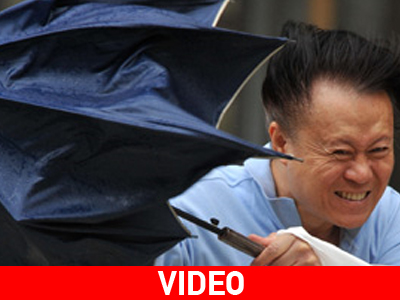 Ο τυφώνας Morakot πλήττει την Ταϊβάν