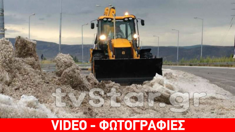 Λιβαδειά: Η ανοιξιάτικη χαλαζόπτωση έφερε καταστροφές